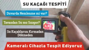 Tatlısu su kaçak tespiti